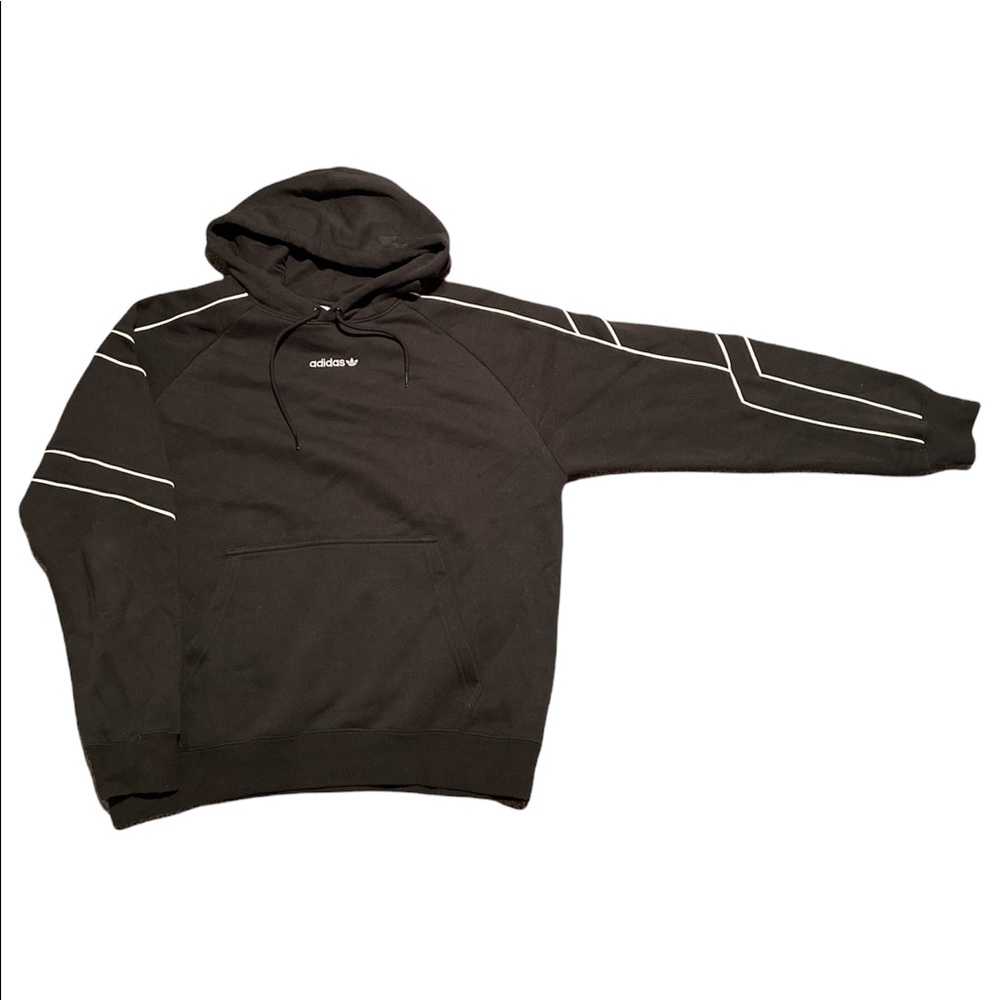 ADIDAS LARGE BLACK HOODIE